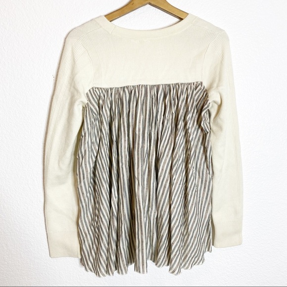 Anthropologie Moth- Mixed Media Cardigan Sweater - Picture 7 of 7